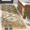 Safavieh Blossom BLM422D Gold / Blue Area Rug Room Scene Feature