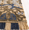 Safavieh Blossom BLM422D Gold / Blue Area Rug Detail