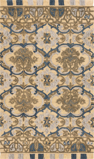 Safavieh Blossom BLM422D Gold / Blue Area Rug main image