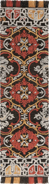 Safavieh Blossom BLM422H Charcoal / Red Area Rug Runner