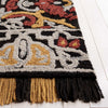 Safavieh Blossom BLM422H Charcoal / Red Area Rug Detail