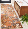 Safavieh Blossom BLM460P Rust / Ivory Area Rug Room Scene Feature