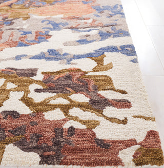 Safavieh Blossom BLM460P Rust / Ivory Area Rug Detail