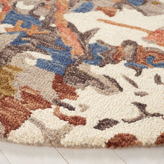 Safavieh Blossom BLM460P Rust / Ivory Area Rug Detail