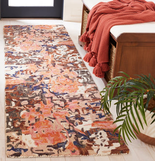 Safavieh Blossom BLM460U Pink / Ivory Area Rug Room Scene Feature