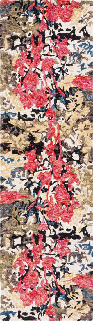 Safavieh Blossom BLM460Y Green / Ivory Area Rug Runner