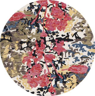 Safavieh Blossom BLM460Y Green / Ivory Area Rug Round