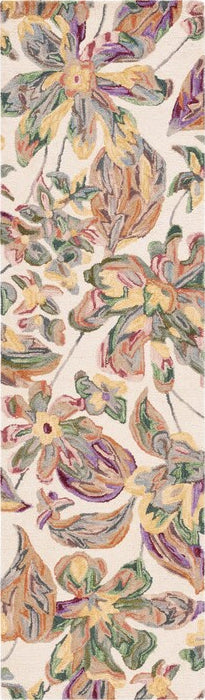 Safavieh Blossom BLM461A Ivory / Plum Area Rug Runner