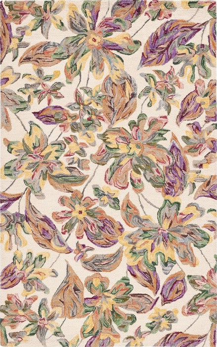 Safavieh Blossom BLM461A Ivory / Plum Area Rug main image