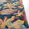 Safavieh Blossom BLM461M Blue / Gold Area Rug Detail