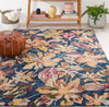 Safavieh Blossom BLM461M Blue / Gold Area Rug Room Scene