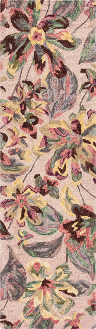 Safavieh Blossom BLM461U Pink / Gold Area Rug Runner