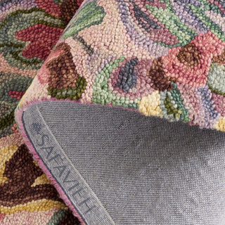 Safavieh Blossom BLM461U Pink / Gold Area Rug Fold