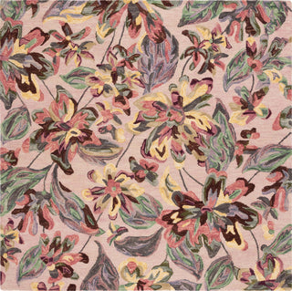 Safavieh Blossom BLM461U Pink / Gold Area Rug Square