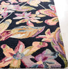 Safavieh Blossom BLM461Z Black / Plum Area Rug Detail