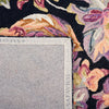 Safavieh Blossom BLM461Z Black / Plum Area Rug Backing