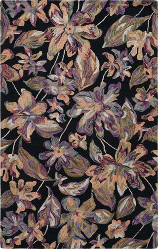 Safavieh Blossom BLM461Z Black / Plum Area Rug Main