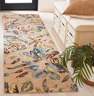 Safavieh Blossom BLM462B Beige / Purple Area Rug Room Scene