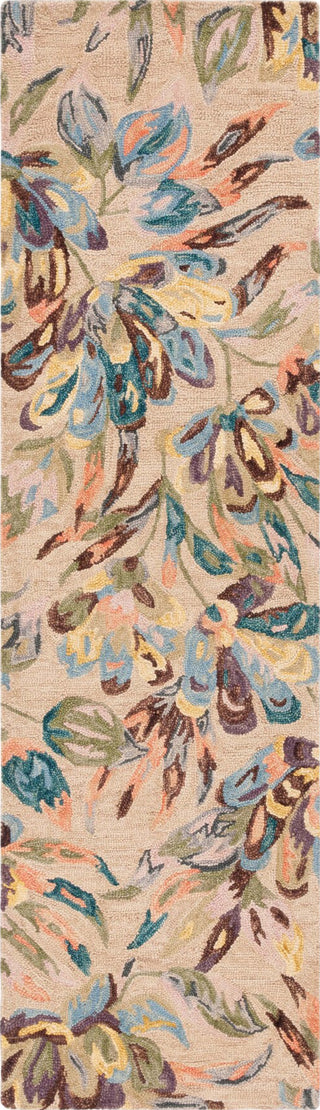 Safavieh Blossom BLM462B Beige / Purple Area Rug Runner