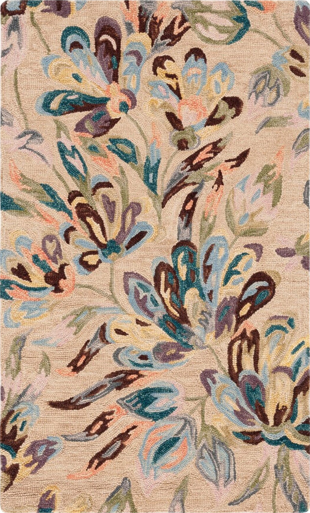 Safavieh Blossom BLM462B Beige / Purple Area Rug main image