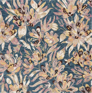 Safavieh Blossom BLM462M Blue / Plum Area Rug Square
