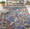 Safavieh Blossom BLM462U Blue / Violet Area Rug Room Scene