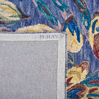 Safavieh Blossom BLM462U Blue / Violet Area Rug Backing