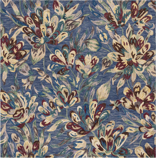 Safavieh Blossom BLM462U Blue / Violet Area Rug Square