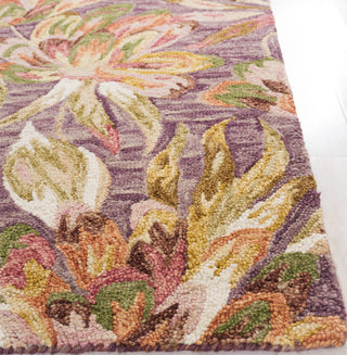 Safavieh Blossom BLM462V Purple / Sage Area Rug Detail
