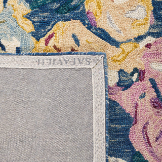 Safavieh Blossom BLM463L Light Blue / Plum Area Rug Backing