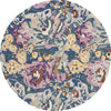 Safavieh Blossom BLM463L Light Blue / Plum Area Rug Round