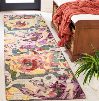 Safavieh Blossom BLM463M Blue / Purple Area Rug Room Scene