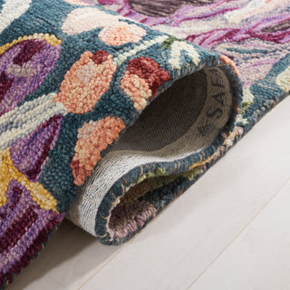 Safavieh Blossom BLM463M Blue / Purple Area Rug Detail