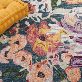Safavieh Blossom BLM463M Blue / Purple Area Rug Detail