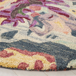 Safavieh Blossom BLM463M Blue / Purple Area Rug Detail