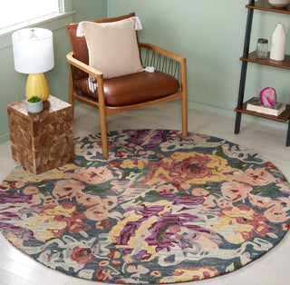 Safavieh Blossom BLM463M Blue / Purple Area Rug Room Scene