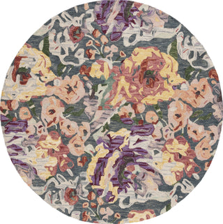 Safavieh Blossom BLM463M Blue / Purple Area Rug Round