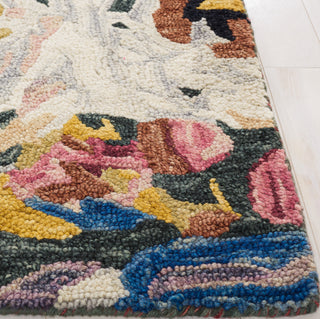 Safavieh Blossom BLM463Y Green / Ivory Area Rug Detail