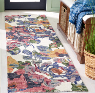 Safavieh Blossom BLM464A Ivory / Blue Area Rug Room Scene