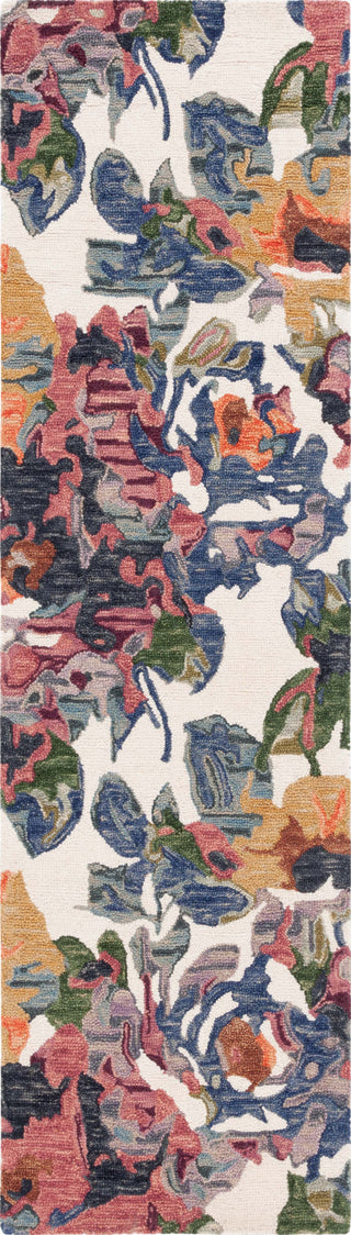 Safavieh Blossom BLM464A Ivory / Blue Area Rug Runner