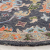 Safavieh Blossom BLM465H Dark Grey / Sage Area Rug Detail