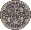 Safavieh Blossom BLM465H Dark Grey / Sage Area Rug Round