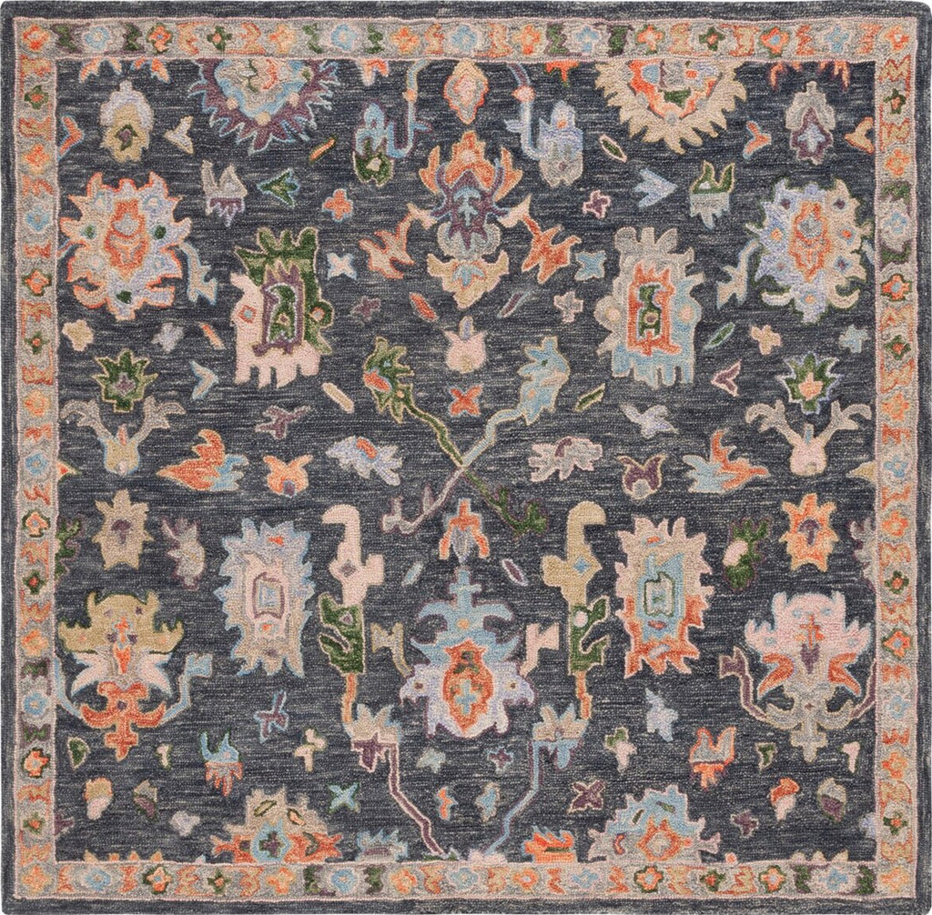 Safavieh Blossom BLM465H Dark Grey / Sage Area Rug main image