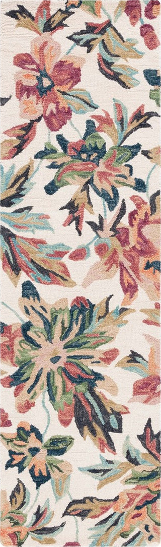 Safavieh Blossom BLM467A Ivory / Plum Area Rug Runner