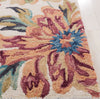Safavieh Blossom BLM467A Ivory / Plum Area Rug Detail