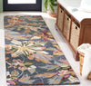 Safavieh Blossom BLM467F Grey / Violet Area Rug Room Scene