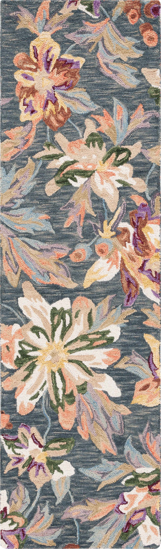 Safavieh Blossom BLM467F Grey / Violet Area Rug Runner