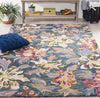 Safavieh Blossom BLM467F Grey / Violet Area Rug Room Scene