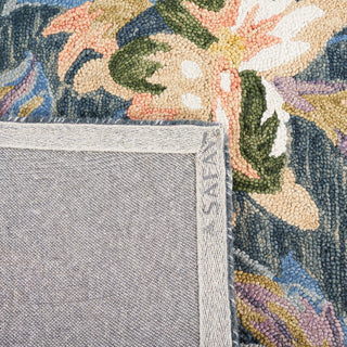 Safavieh Blossom BLM467F Grey / Violet Area Rug Backing