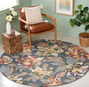 Safavieh Blossom BLM467F Grey / Violet Area Rug Room Scene